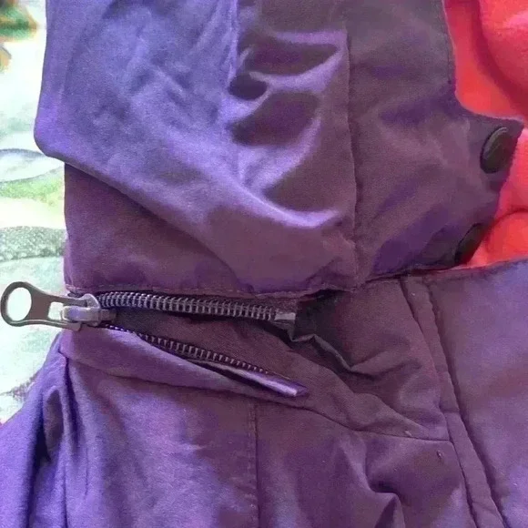 Magellan Dual Coat Winter Ski Jacket Pink Purple Hooded Girl's Size Large - Picture 3 of 7